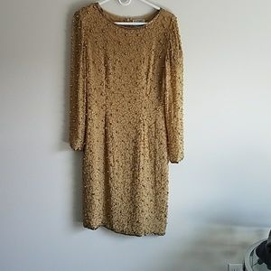Vintage gold dress